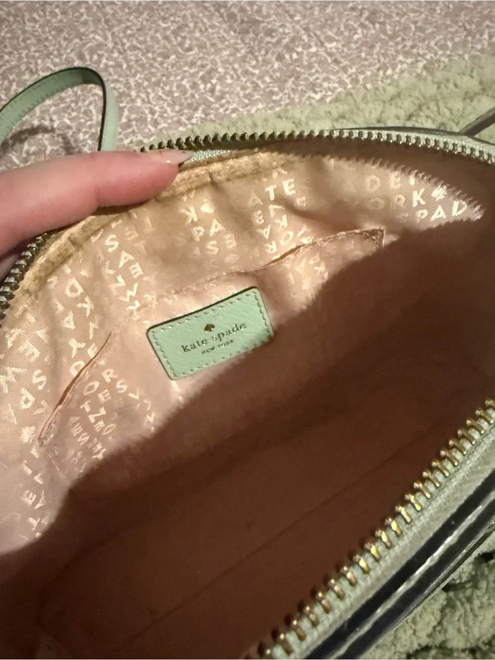kate spade compact leather